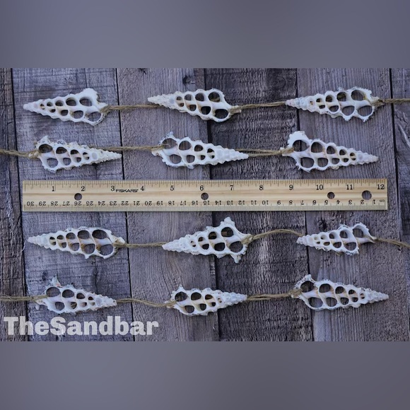 Sliced Seashell Ornaments Gift Set of 8 Strands Natural Wedding Favor TheSandbar - Picture 3 of 4